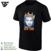 King Of New York Crowned Basketball Star Portrait Bold Knicks Art T-Shirt