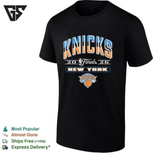 Knicks 2026 Finals New York NBA Basketball Team Concept Fan Graphic T-Shirt