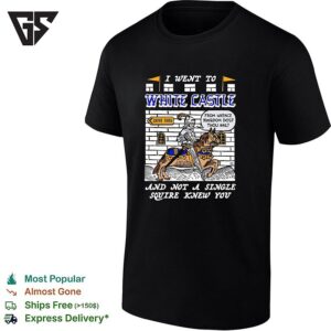 Knight Riding Horse I Went To White Castle And Not A Single Squire Knew You T-Shirt