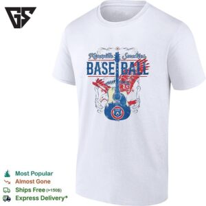 Knoxville Smokies Baseball Guitar T-Shirt