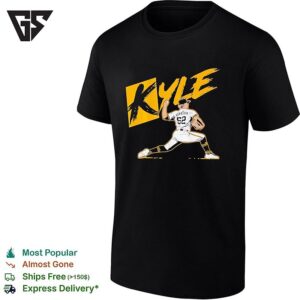 Kyle Harrison Milwaukee Brewers Throwning Ball K Sign T-Shirt