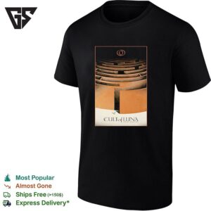 Labyrinth Maze Dark Atmospheric Concert Poster Minimal Art T-Shirt