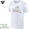 Land Of Palms And Sunshine Beach Vintage Badge T-Shirt