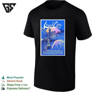 Laurel Cove Music Festival Concert Poster Deer Nature Art T-Shirt