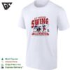 Let Freedom Swing Colonial Baseball Players America’s 250th Banner Poster T-Shirt