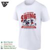 Let Freedom Swing Colonial Baseball Players America’s 250th Flag Poster T-Shirt