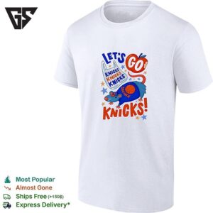 Let’s Go New York Knicks Cute Possum Rat Graphic T-Shirt