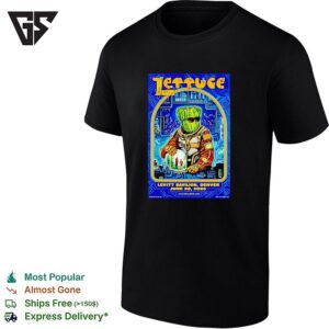 Lettuce Levitt Pavilion Denver June 20 2026 Sci Fi Astronaut Space Music Tour T-Shirt