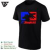 Limp Bizkit Logo Parody Sports League Style Red And Blue Graphic Print T-Shirt