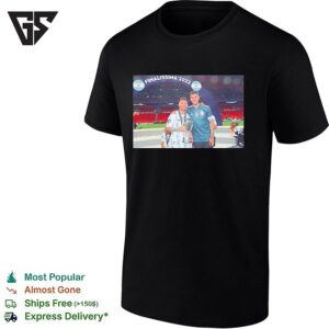 Lionel Messi And Marcos Senesi 39th Birthday Argentina Feliz Cumpleanos Leo Di Maria T-Shirt
