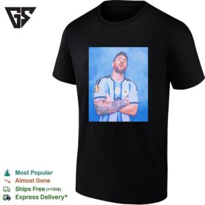 Lionel Messi Argentina National Football Team Graphic T-Shirt