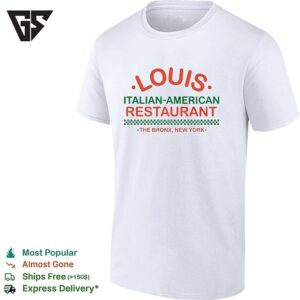 Louis Italian-American Restaurant The Bronx New York Vintage T-Shirt