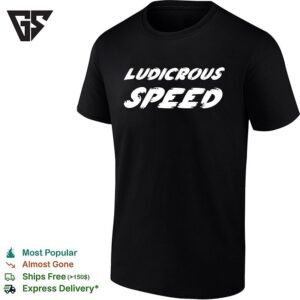 Ludicrous Speed Spaceballs Movie Quote Parody Reference Design T-Shirt