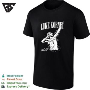 Luke Kornet San Antonio Spurs NBA Parody Luke Kornet Signature Graphic T-Shirt