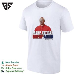 Make Vatican Great Again Cardinal Matthew 19 26 Political Humor T-Shirt