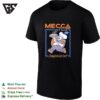 Mecca Pizza Chef Mascot Champions Eat Here Vintage Badge T-Shirt
