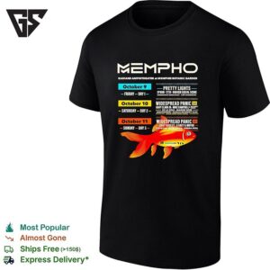 Mempho Music Festival 2026 Full Lineup In Memphis Tennessee At The Radians Amphitheater T-Shirt