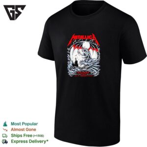 Metallica Bologna Italy June 3rd Stadio Renato Dallara Gargoyle Demon Skull T-Shirt