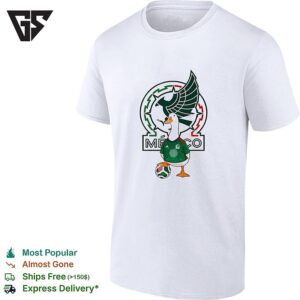 Mexico Fifa World Cup Merlin The Duck Keeping Ball T-Shirt