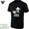 Mexico Soccer Mascot Kicking World Cup Anti-Fifa Red Bold T-Shirt