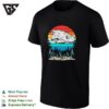 Millennium Falcon Star Wars Retro Forest Sunset Vintage T-Shirt