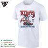 Minnesota Twins X Grateful Dead Skeleton Skateboard Mlb Graphic T-Shirt