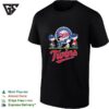 Minnesota Twins X Snoopy Road Peanuts Characters T-Shirt