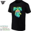 Mkultra Green And Yellow Eagle With Glowing Brain Illustration Graphic T-Shirt