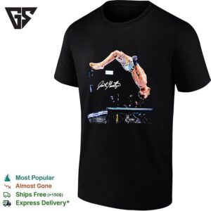 Mma Fighter Signature Backflip Aerial Arena Celebration Photo Art T-Shirt
