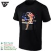 Mma Fighter USA Flag Cage Match Victory Celebration Signature Photo Art T-Shirt
