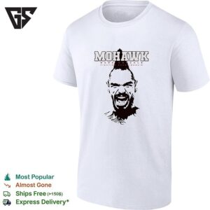 Mohawk Bare Knuckle Fighting Championship Portrait T-Shirt