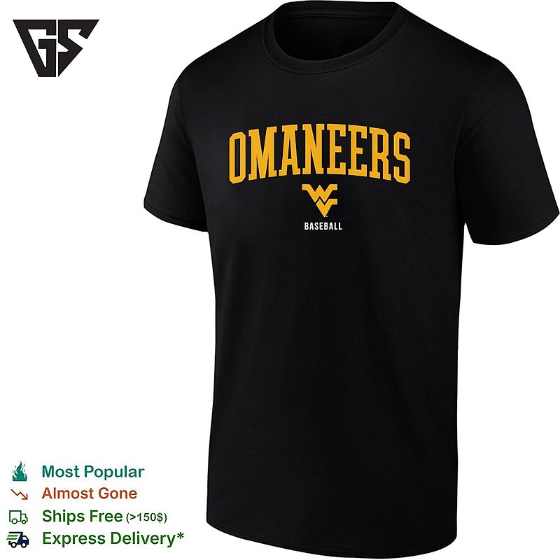 Mountaineers West Virginia University Wvu Baseball Official Team Logo Text T-Shirt Mountaineers West Virginia University Wvu Baseball Official Team Logo Text T-Shirt