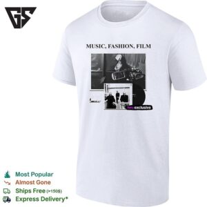 Music Fashion Film Poster Collage Hmv Exclusive Vinyl T-Shirt