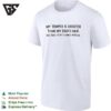 My Temper Is Shorter Than My Dad’s Hair Savage Joke Bold Text T-Shirt