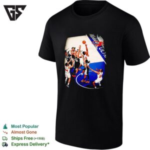 NBA Basketball Game Knicks Madison Square Garden Action Photo T-Shirt