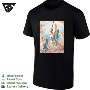 NBA Basketball Players Classical Renaissance Painting Style Art T-Shirt