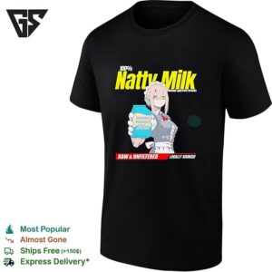 Natty Milk 100 Percent Mommy Approved Formula Anime Maid Character T-Shirt