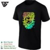 Neon Cat Circuit Board Cyber Tech Colorful Art T-Shirt