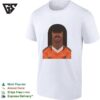 Netherlands Retro Footballer Portrait T-Shirt