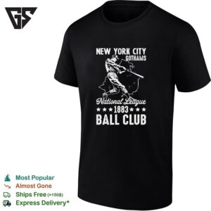 New York City Gothams 1883 National League Ball Club Baseball Player Sport T-Shirt
