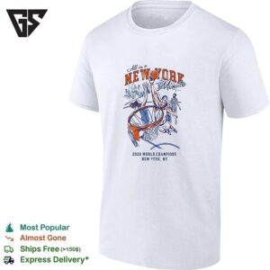 New York Knicks All In A New York Minute Basketball Dunk Scene 2026 World Champions T-Shirt
