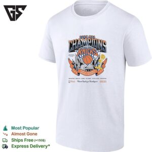 New York Knicks Champions Boroughs Banner Basketball Poster T-Shirt
