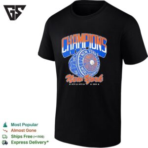 New York Knicks Champions World Champions Ring T-Shirt