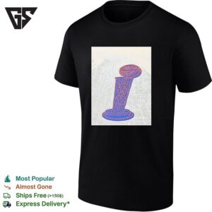 New York Knicks City Of Champions Basketball Trophy T-Shirt