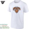 New York Knicks Classic Logo With Basketball Vintage T-Shirt
