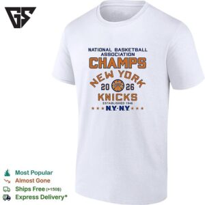 New York Knicks National Basketball Association Champs Starred Established 1946 T-Shirt