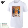 New York Knicks Patrick Ewing And Jalen Brunson Walking With Championship Trophy T-Shirt