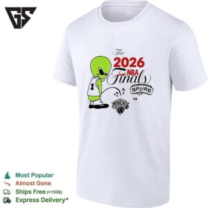 New York Knicks Vs San Antonio Spurs 2026 NBA Finals Alien Tunes Parody T-Shirt