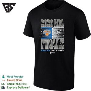 New York Knicks Vs San Antonio Spurs 2026 NBA Finals Commemorative Team Fan T-Shirt
