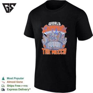 New York Knicks World Champions The Mecca Nyc Skyline Graphic T-Shirt